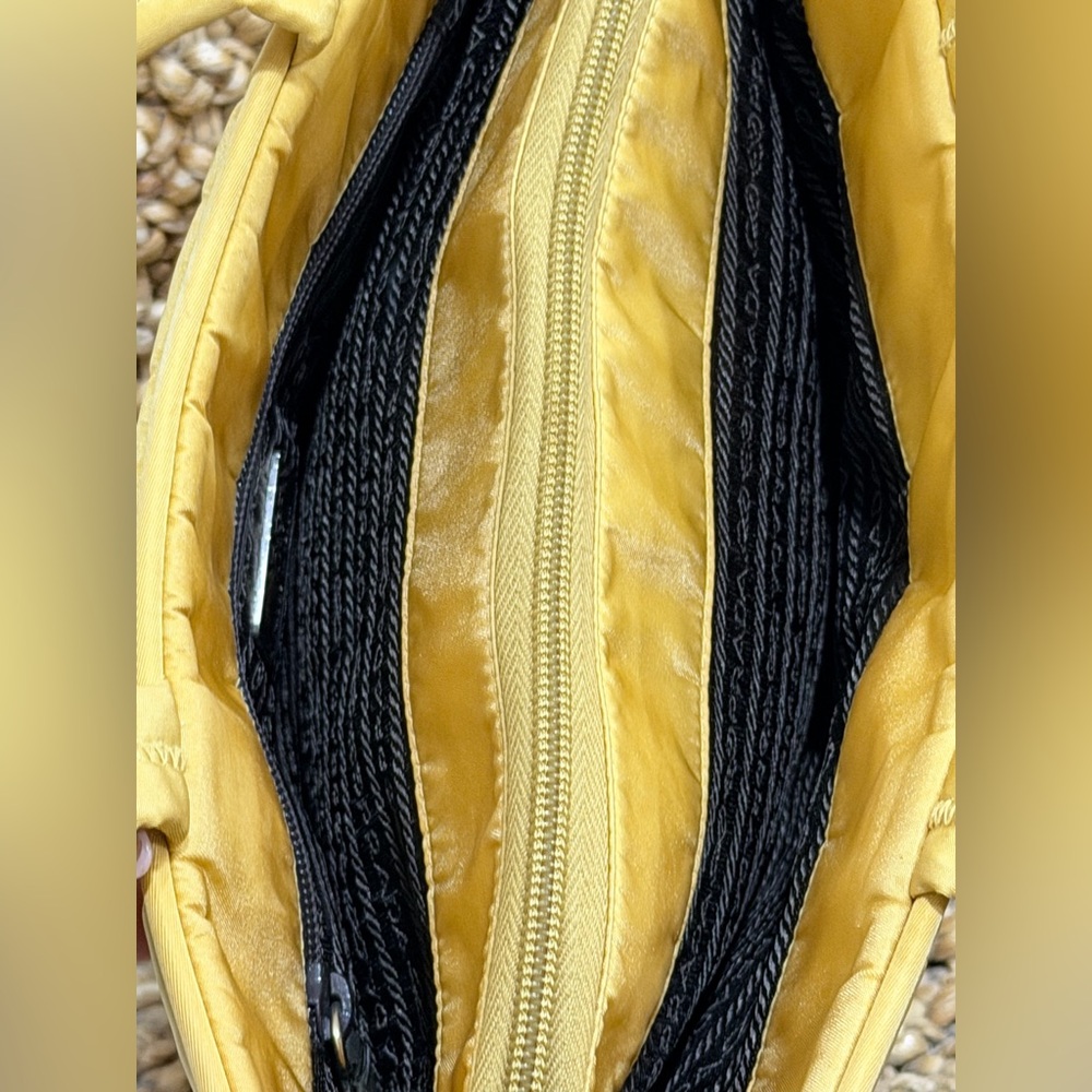 Prada Yellow Nylon Tote - Picture 8 of 11